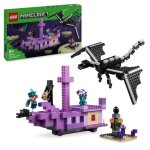 Lego minecraft 21264 le dragon et le navire de l?ender - set inspir des jeux vido