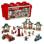 Lego ninjago 71787 la bote de briques cratives ninja jouet rangement voiture et moto