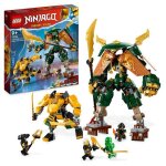 Lego ninjago 71794 lquipe de robots des ninjas lloyd et arin jouet de ninja pour enfants