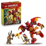 Lego ninjago 71851 pack de combat : le robot dragon de kai - jouet de construction 6 ans
