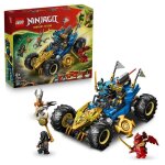 Lego ninjago 71856 la voiture transformable de jay - jeu de construction 8 ans - cadeau