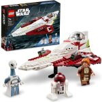Lego star wars 75333 le chasseur jedi d?obi - wan kenobi jouet figurine taun we et drode