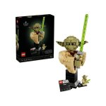 Lego star wars 75438 le buste de yoda - set pour adulte - d�coration diy avec sabre laser
