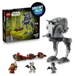 Lego star wars smart play : l?attaque du at - st sur endor - jouet compatible 8 ans 75424