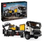 Lego� technic 42175 camion volvo fmx et pelleteuse �lectrique ec230 - set de v�hicule