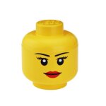 Lego t�te de rangement empilable fille jaune l - 40321725