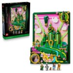 Lego wicked 75685 tableau d?emerald city - set de construction 3d pour adulte - maquette