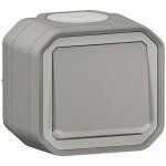 Legrand bouton poussoir lumineux étanche plexo - 10a - gris Legrand bouton poussoir lumineux étanche plexo - 10a - gris