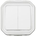 Legrand commande pour fonction double interrupteur ou va - et - vient - 10a - blanc