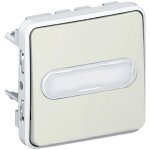 Legrand interrupteur poussoir avec porte - étiquette 10a composable avec enjoliveur plexo blanc Legrand interrupteur poussoir avec porte - étiquette 10a composable avec enjoliveur plexo blanc