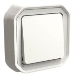 Legrand interrupteur ou va - et - vient tanche plexo - 10a - blanc