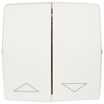 Interrupteur de volets roulants - legrand - leg98982 - a encastrer - blanc - plastique