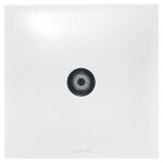 Prise tv simple - legrand - neptune - blanc - asymtrique - compatible tnt uhd