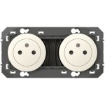 Prise - legrand - dooxie - double - asymétrique - blanc Prise - legrand - dooxie - double - asymétrique - blanc