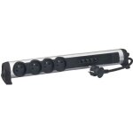 Legrand rallonge multiprise parafoudre 4x2 p + t switch ethernet 4 prises rj45 aluminium