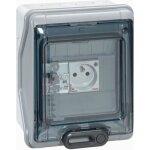 Legrand tableau tanche pr - quip pour atelier - jardin 1 disjoncteur diffrentiel + 1 prise
