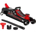 Cric hydraulique - lehmann - lead - charge maximale 2500 kg - coussin en caoutchouc - levage 360 mm