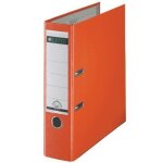 Classeur à levier - leitz - 10105045 - plastique - a4 - orange - 80 mm de largeur de dos Classeur à levier - leitz - 10105045 - plastique - a4 - orange - 80 mm de largeur de dos