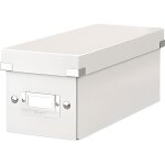 Boîte de rangement cd - leitz - click & store - blanc - carton pelliculé - dimensions 127x124x320 mm Boîte de rangement cd - leitz - click & store - blanc - carton pelliculé - dimensions 127x124x320 mm