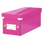 Boîte de rangement cd leitz click & store wow rose - carton pelliculé - 127 * 124 * 320 mm Boîte de rangement cd leitz click & store wow rose - carton pelliculé - 127 * 124 * 320 mm