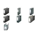 Classeur - leitz - a3 - 180 degr�s - noir - 77 mm - carton