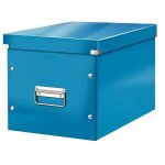 Leitz click & store cube - bote de rangement - l - bleu