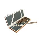 Coffret assortiment 5 outils de tournage acier leman