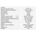 Scie � ruban m�tal manuelle 1800w lame 1140mm 100mm srm100 leman