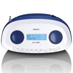 Lenco radio dab + portative avec lecteur cd / mp3 scd - 69 bleu