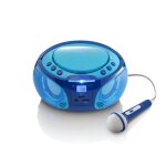 Lenco radio et lecteur cd scd - 650 bleu