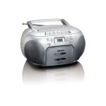Lenco scd - 420 - portable radio - cd - cassette player - argent Lenco scd - 420 - portable radio - cd - cassette player - argent