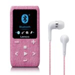 Lenco xemio - 861pk - lecteur mp3 / mp4 avec bluetooth et carte micro sd de 8go - rose