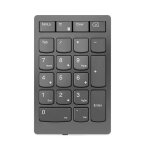 Clavier num�rique - lenovo - go wireless numeric keypad - rf sans fil - 21 touches - gris
