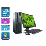 Pc de bureau - lenovo - thinkcentre m81 - intel core i3 - 8go ram - 2to hdd - ecran 19