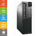 Lenovo - pc de bureau thinkcentre m71 - dual core - ram 8go - stockage ssd 128go - windows 10 - reconditionn� ...