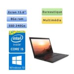 Lenovo thinkpad l580 - windows 10 - i5 8go 240go ssd - 15. 6 - webcam - ordinateur portable pc Lenovo thinkpad l580 - windows 10 - i5 8go 240go ssd - 15. 6 - webcam - ordinateur portable pc