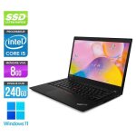 Lenovo thinkpad t14 gen 2 - intel core i5 - 1145g7 2. 60 ghz / 8go ram ddr4 / 240go ssd / 14 full - hd ... Lenovo thinkpad t14 gen 2 - intel core i5 - 1145g7 2. 60 ghz / 8go ram ddr4 / 240go ssd / 14 full - hd ...