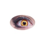 Lentilles de contact loup garou - ptit clown - rouge avec iris jaune - adulte Lentilles de contact loup garou - ptit clown - rouge avec iris jaune - adulte