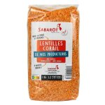 Lentilles corail sachet de 1kg sabarot