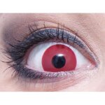 Lentilles de contact sans correction fantaisie oeil rouge adulte