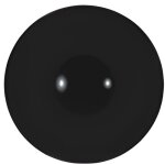 Lentilles fantaisies halloween iris noir - party pro - souples - port journalier