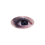 Lentilles de contact journalires - ptit clown - fantaisie - noir - taille unique