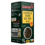 Lentilles vertes du puy a. o. p. �tui 500g sabarot