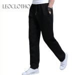 Pantalon de jogging homme grande taille droit pantalon homme v�tement masculin - noir
