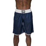 Short de boxe - leone 1947 - ab215 - rouge - bleu - taille s - polyester