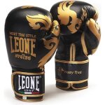 Gants de boxe muay tha� - leone - homme - cuir de buffle - doublure satin - fermeture rapide