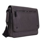 Leonhard heyden sac  paule bandoulire gris pour homme - cult messenger bag horizontal m 87054