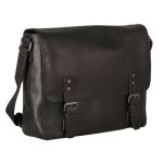Leonhard heyden sac  paule bandoulire noir pour homme - dakota messenger bag l 87007