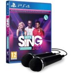 Lets sing 2023 + 2 micros jeu ps4