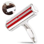 Brosse de nettoyage - letouch - pilateur anti poils - rutilisable - pour chien et chat - rouge